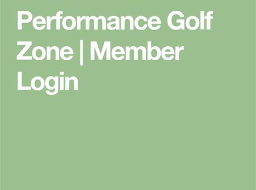 Performance Golf Zone Login
